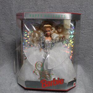 Holiday Barbie Special Edition #1429 Sparkling Crystal & Silver Dress 1992 Vtg